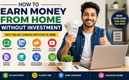 How to Earn Money from Home Without Investment in 2026