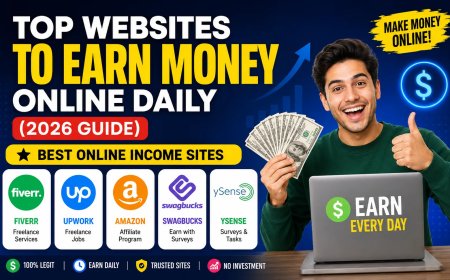 Top Websites to Earn Money Online Daily (2026 Guide) | Best Online Income Sites