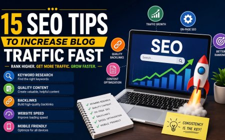 15 SEO Tips to Increase Blog Traffic Fast in 2026 | Complete Beginner’s Guide