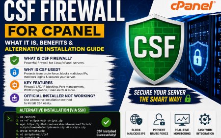 What is CSF Firewall in cPanel? Why It Is Used and How to Install It When the Official Installer Doesn't Work