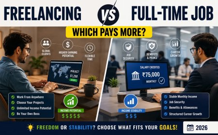 Freelancing vs Full-Time Job: Which Pays More in 2026? (Complete Guide)