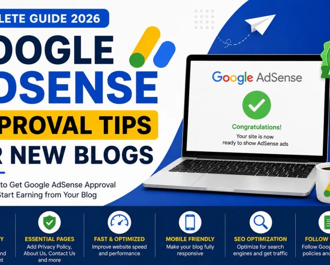 Google AdSense Approval Tips for New Blogs in 2026 (Complete Guide)
