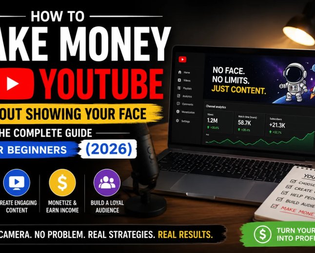 How to Make Money on YouTube Without Showing Your Face in 2026: Complete Beginner's Guide