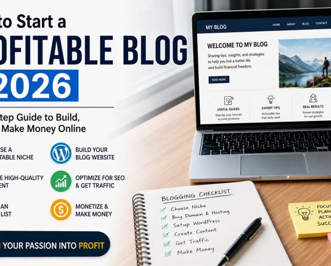 How to Start a Profitable Blog in 2026: Complete Beginner's Guide to Making Money Online