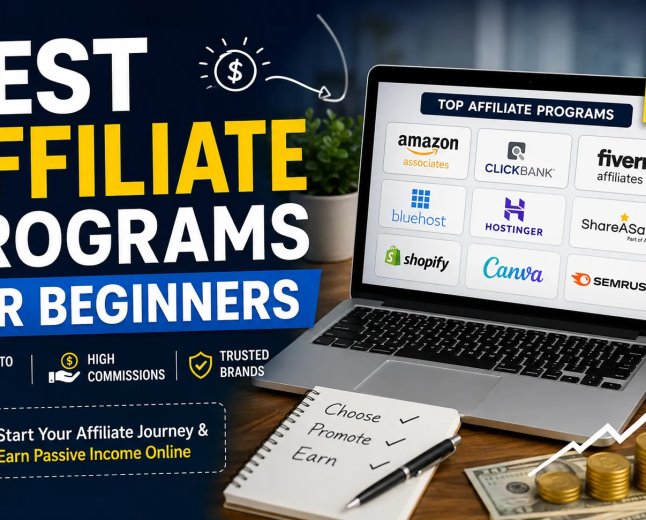 Best Affiliate Programs for Beginners in 2026 (Earn Money Online)